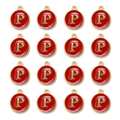 Golden Plated Alloy Enamel Charms LS-ENAM-S118-03P-1