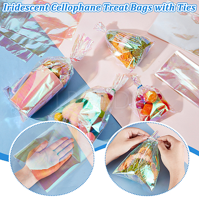 4 Styles OPP Plastic Bags ABAG-GA0001-30-1