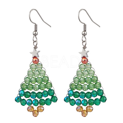 304 Stainless Steel Dangle Earrings EJEW-JE06207-1