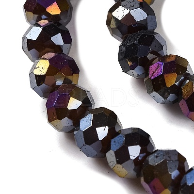 Baking Electroplate Glass Beads Strands DGLA-A039-J10mm-B20-1