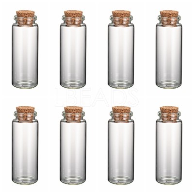 Glass Jar Glass Bottles X-AJEW-H004-2-1