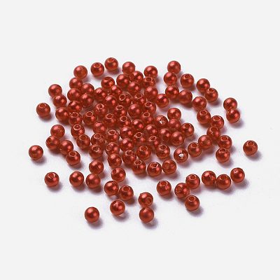 Imitation Pearl Acrylic Beads PL610-27-1