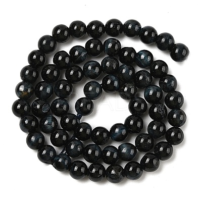 Grade AB Natural Tiger Eye Beads Strands G-B133-A02-6MM-03-1