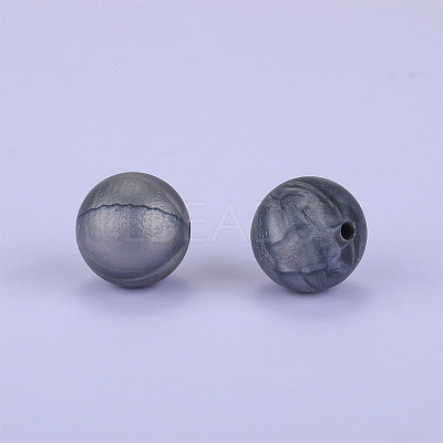 Round Silicone Focal Beads LS-SI-JX0046A-12-1