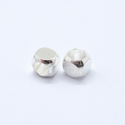 Cube Brass Spacer Beads KK-L015A-01S-1