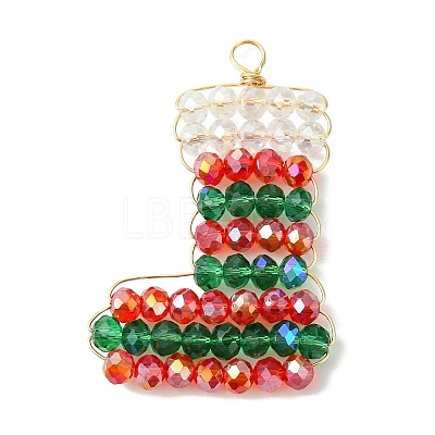 Glass Pendants PALLOY-JF03157-1