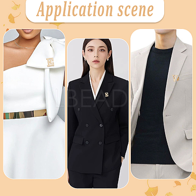 8Pcs 8 Styles Alloy Brooches JEWB-AR0001-16-1
