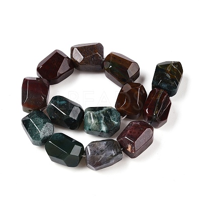 Natural Indian Agate Beads Strands G-N342-148B-1