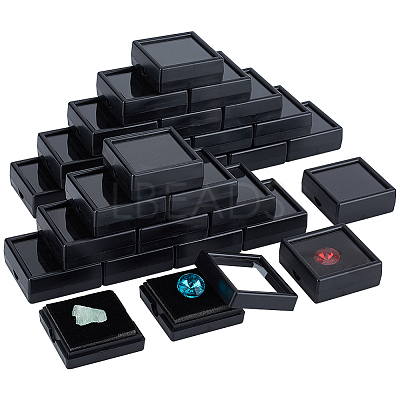 48Pcs Plastic Jewelry Set Boxes OBOX-BC0001-52-1