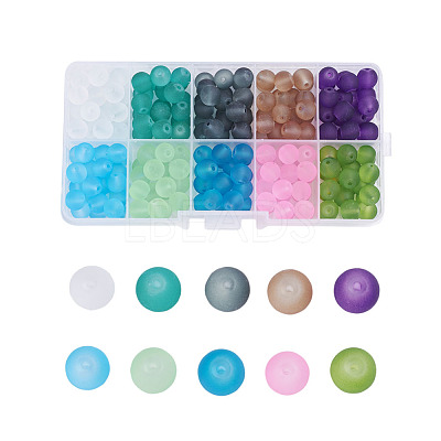Transparent Glass Beads FGLA-X0001-03-10mm-1