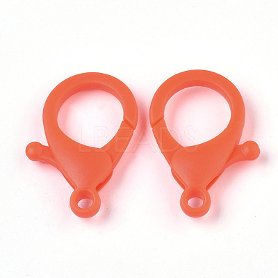 Plastic Lobster Claw Clasps X-KY-ZX002-01-1