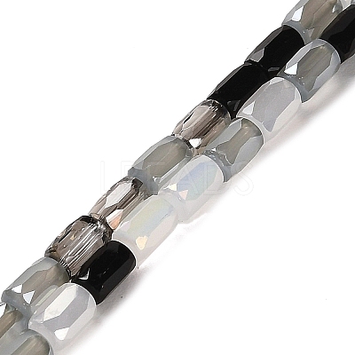Electroplate Glass Beads Strands EGLA-D030-08B-1