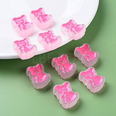 Transparent Acrylic Beads MACR-S374-07B-06-1