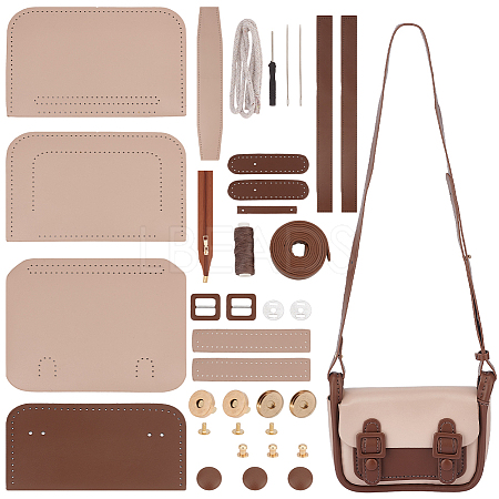 DIY PU Imitation Leather  Women's Crossbody Bag Making Kits DIY-WH0399-38A-1