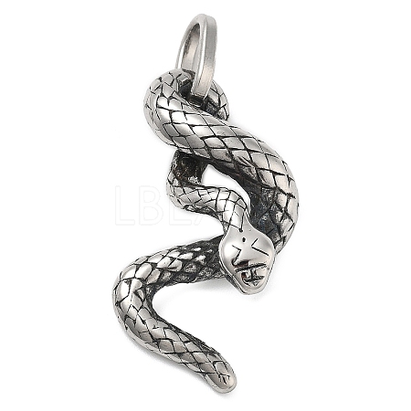 304 Stainless Steel Pendants STAS-V008-03AS-1