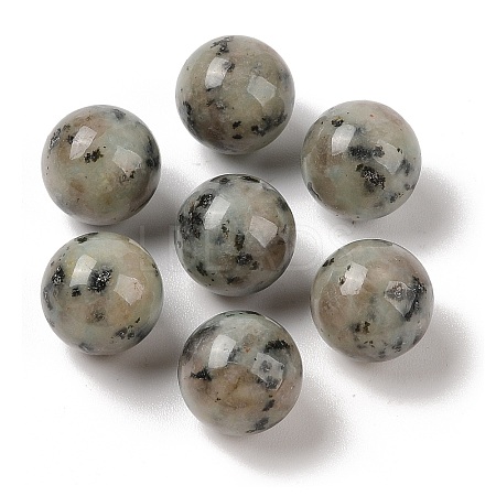 Natural Sesame Jasper No Hole Sphere Beads G-K353-04D-36-1