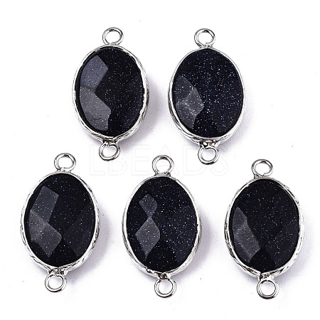 Synthetic Blue Goldstone Links/Connectors G-T131-102-01-1