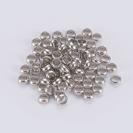 Brass Crimp Beads KK-CJC0001-05P-A-1