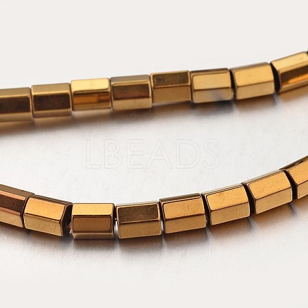 Electroplate Non-magnetic Synthetic Hematite Bead Strands G-F300-38A-03-1