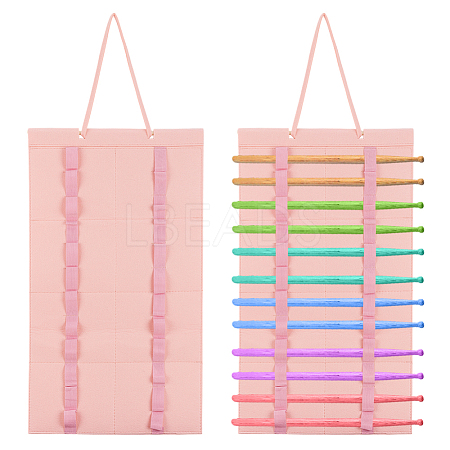 Soft Felt & Wood Wall-Mounted  Display Bags ODIS-WH0330-001A-1