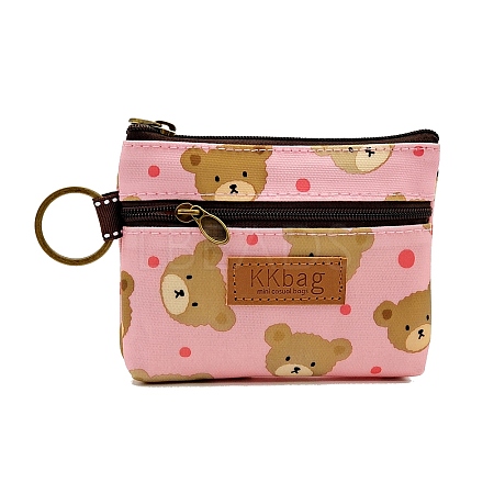 Bear Printed Polyester Wallets PW-WG93406-10-1