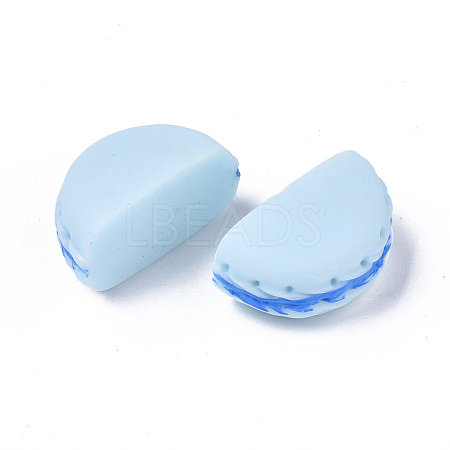 Opaque Resin Cabochons CRES-T022-14B-1