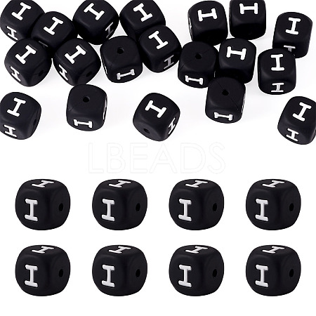 20Pcs Food Grade Eco-Friendly Silicone Beads SIL-TADJ0001-04I-1
