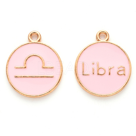 Alloy Enamel Pendants ENAM-S124-01A-09K-1