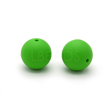 Round Food Grade Eco-Friendly Silicone Beads SI-JX0066A-48-1