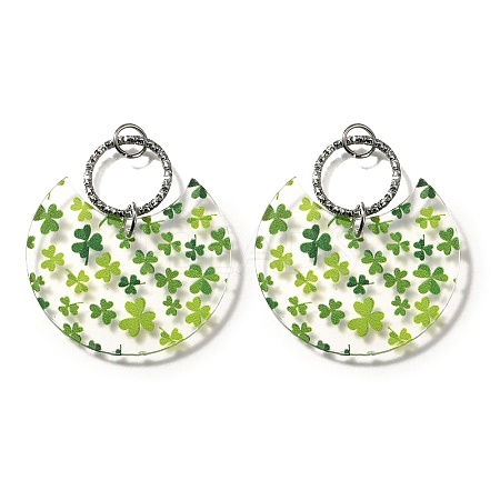 Printed Acrylic Pendants FIND-B045-12-1