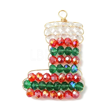 Glass Pendants PALLOY-JF03157-1