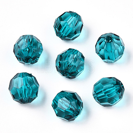 Transparent Acrylic Beads TACR-Q257-10mm-V18-1