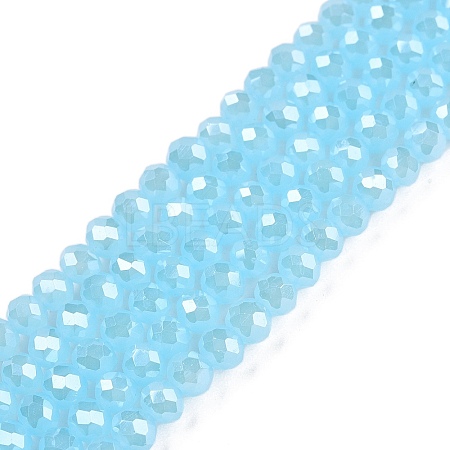 Electroplate Glass Beads Strands EGLA-A044-J4mm-A04-1