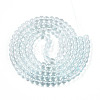 Baking Paint Transparent Glass Beads Strands DGLA-N006-6mm-07-2