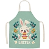 Cute Easter Rabbit Pattern Polyester Sleeveless Apron PW-WG98916-03-1