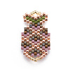 MIYUKI & TOHO Handmade Japanese Seed Beads Pendants SEED-A027-B04-2