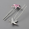 Wedding Bridal Hair Forks OHAR-WH0021-13D-S-2