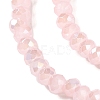 Baking Electroplate Glass Beads Strands DGLA-A039-J2MM-B14-3
