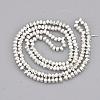 Electroplate Non-magnetic Synthetic Hematite Bead Strands G-Q465-21S-2