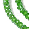 Baking Electroplate Glass Beads Strands DGLA-A039-J2MM-B11-3