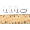 Tarnish Resistant 304 Stainless Steel Leverback Earring Findings X-STAS-E007-2-3