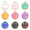 18Pcs 9 Colors Alloy Enamel Charms ENAM-YW0001-97-1