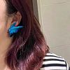Alloy Rhinestone Stud Earrings for Women WG9B8C0-01-3