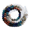 Natural & Synthetic Mixed Gemstone Beads Strands G-D080-A01-01-24-2