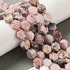 Natural Pink Opal Beads Strands G-P534-A10-02-2