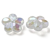 UV Plating Luminous Transparent Acrylic Beads OACR-P010-16D-2