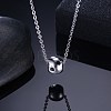 Trendy 925 Sterling Silver Pendant Necklaces BB30759-5