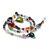 Mixed Electroplate Glass Beads Strands EGLA-A003-01-2
