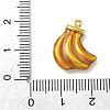 304 Stainless Steel Fruit Enamel Pendants LS-STAS-G362-04G-10-3