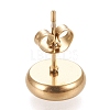 Ion Plating(IP) 304 Stainless Steel Stud Earring Settings STAS-K202-05C-G-3
